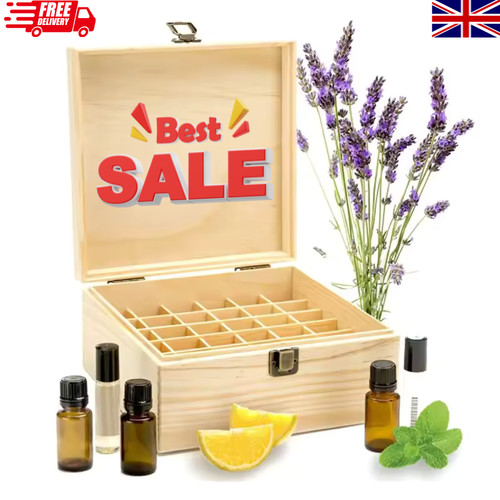 Wooden essential oil storage - essential,