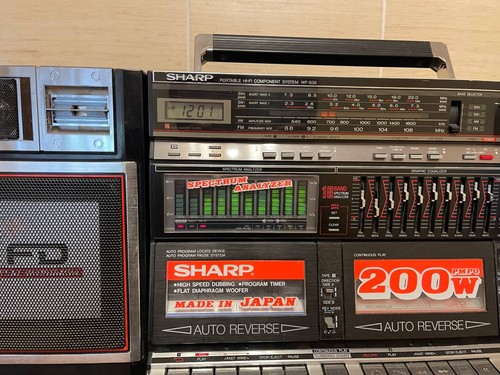 Sharp 939 boombox japan - boombox,