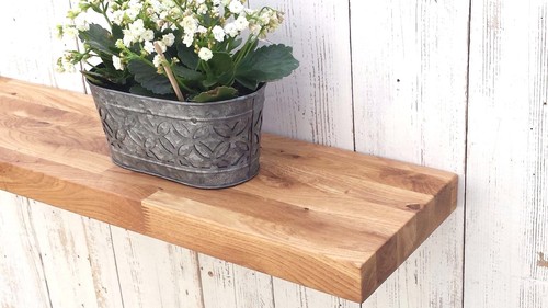 Solid oak wood - wood, floating
