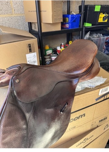 Inch brown leather - brown,