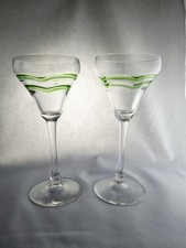 Antique Wine Glasses Art Deco