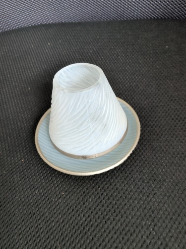 Candle shade and - candle, pale