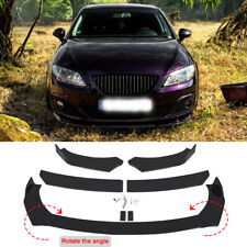 For Seat Exeo 2009-2013 Gloss Black Front Bumper Spoiler Splitter Lip Body Kit