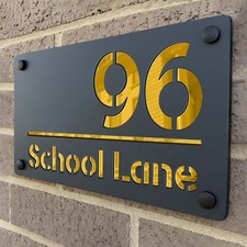 House Number Plaques Door Sign Plaque House Numbers Laser Cut House Signs Plate