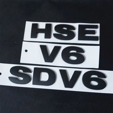 Matte Black V6 + SDV6 + HSE