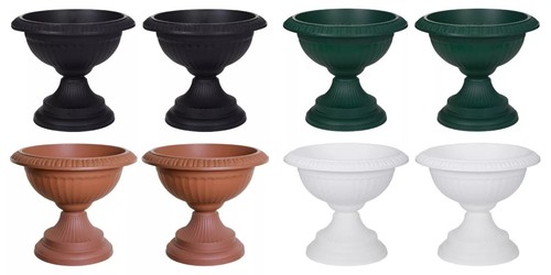Tall urn planter - planter, flower