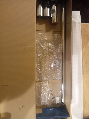 New chrome shower riser rail - chrome,