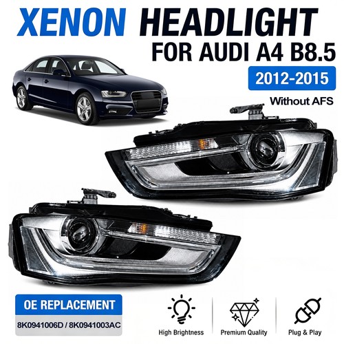 Pair headlight headlamp - pair, xenon