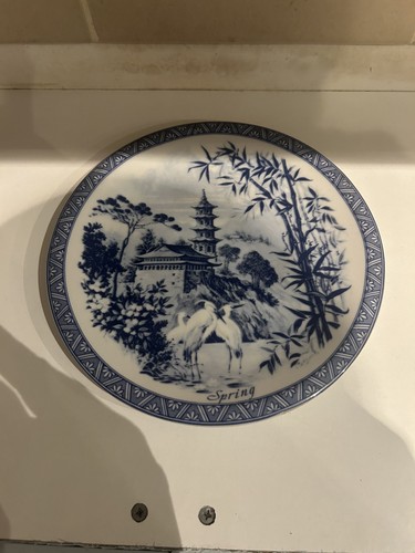 Vintage chinese willow pattern - chinese,
