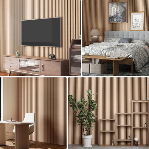 Acoustic mdf slat wood - mdf,