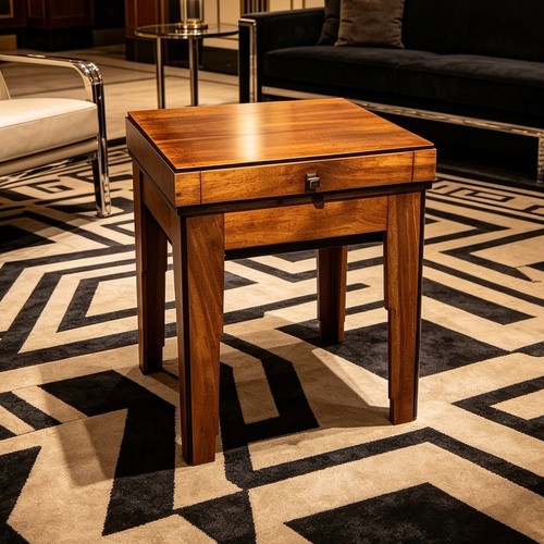 Art deco lamp table - art,