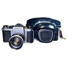 Asahi Pentax S1A 35mm SLR Manual Film Camera w/ 55mm f2 Auto-Takumar Lens