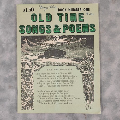 Vintage old time songs poems - songs,