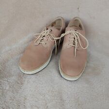 Clarks Artisan Teadale Rhea Womens Beige Suede Lace Up Oxford Loafers Size 5.5 D