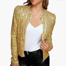 Sequin Blazer Ladies Bolero