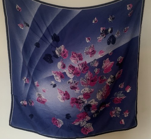 Vintage blue pink leaves - vintage,