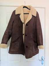Men's Vintage Nurseys Real Sheepskin Coat Size 40