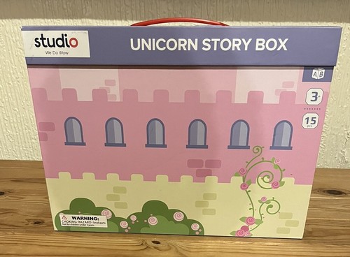 Unicorn story box wooden - box, toy
