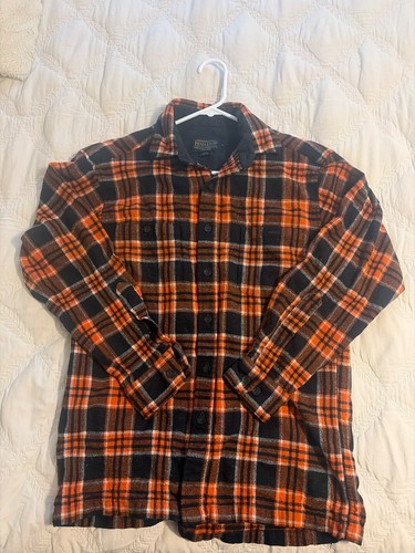 Pendleton orange flannel