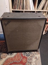 Vintage 1978 Fender Bassman 70 2x15 speaker cabinet.