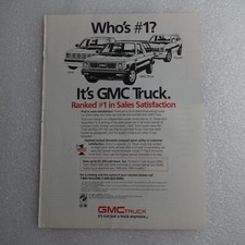 Vintage Print Ad Gmc Truck