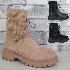 WOMENS LADIES CHUNKY LOW BLOCK