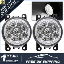 2x Front Fog Lights Lamps LED