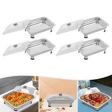 4PCS Buffet Dish Tray Food