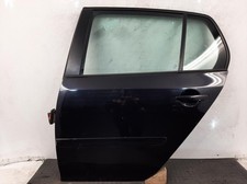 VW VOLKSWAGEN GOLF GT TDI MK5 2004-2009 5 DR Hatch BLACK LC9Z Rear Left Door OEM