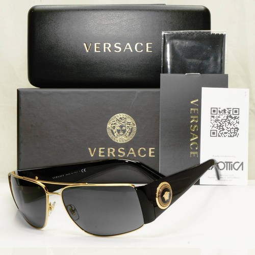 Versace sunglasses black gold - versace,