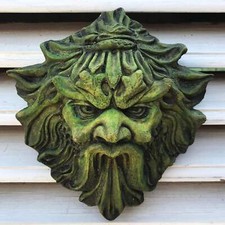Green man wall - plaque, "demon"