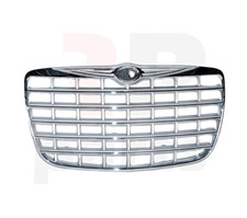 FOR CHRYSLER 300C 04-11 NEW CENTER CHROME / GRAY GRILLE FOR 5.7 / 6.1 ENGINES