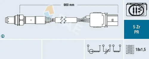 Lambda sensor 75092 fae for - lambda,