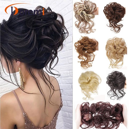 Messy bun hair piece - bun,