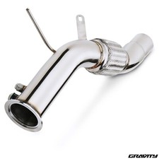 3" EXHAUST DPF BYPASS STAINLESS DOWNPIPE FOR BMW 5 SERIES E60 E61 520D M47 05-06