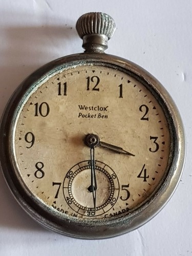 Vintage westclox pocket - pocket, ben