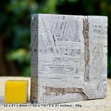 Aletai Meteorite Slice – Genuine Iron Nickel Space Rock from Altai City,