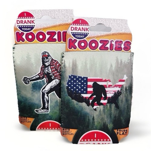 Bigfoot koozie beer - beer, drink