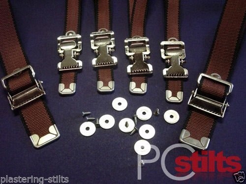 Plastering stilts straps - plastering,