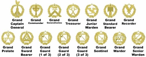 Masonic regalia grand - masonic, knight