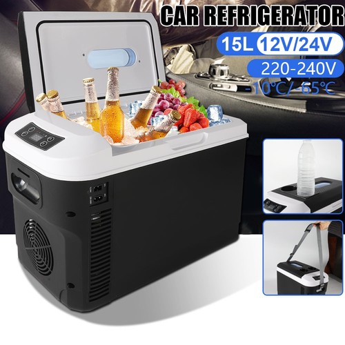 Portable 15l car fridge - car,