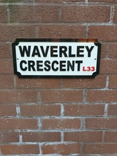 Personalised 3D Street Sign Wall Door Garden Home Plaque Large Size Any Room