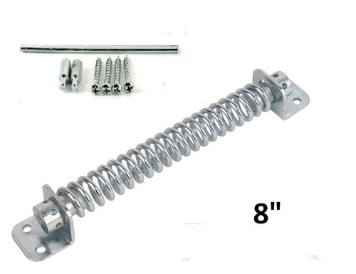 Galvanised door gate spring - galvanised, 8"