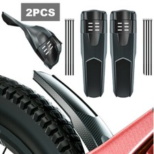 2x Cycling MTB Mudguard Mud Guard Mountain Bike Bicycle Fender Front Rear Tyre