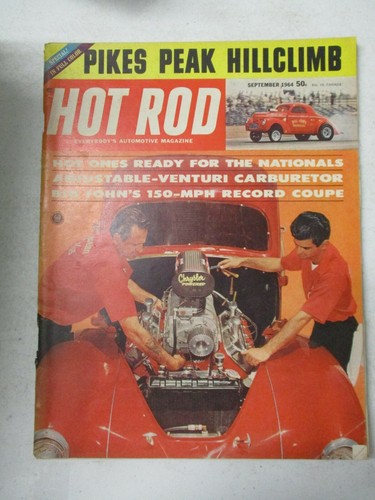 Hot rod magazine september - magazine,