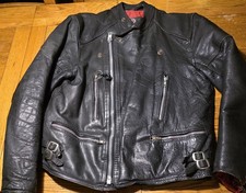 Vintage 1980's Biker Jacket S/M Waddington, unisex 