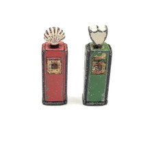 Vintage Barrett & Sons Diecast Model Petrol Pump x 2 - B & S London England