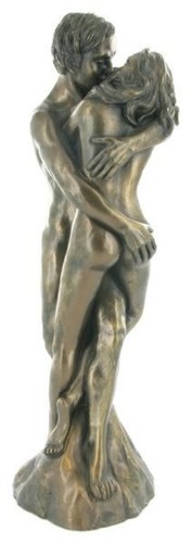 One couple bronze figurine - as,