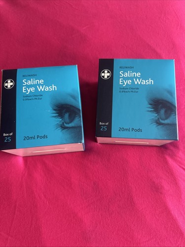 Sterile saline eye wash - wash, 2