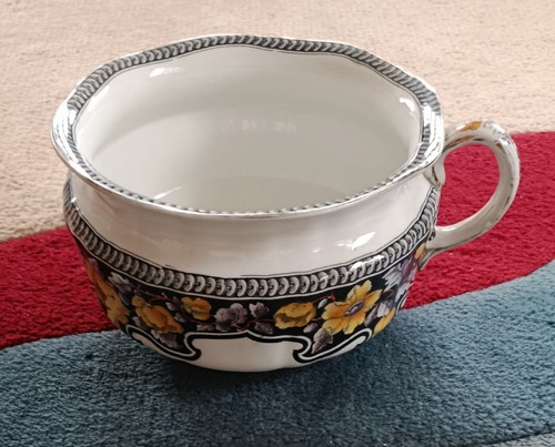 Vintage antique chamber pot - chamber,
